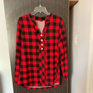 Checkered shirt size XL